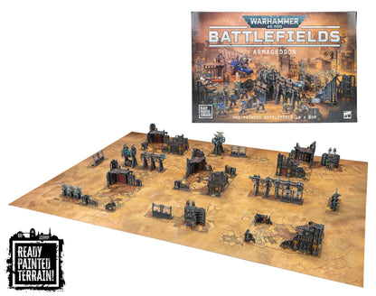 Battlefields Armageddon: Terreno Prepintado de Warhammer 40000 Battlefields: Armageddon – Ready-painted Terrain