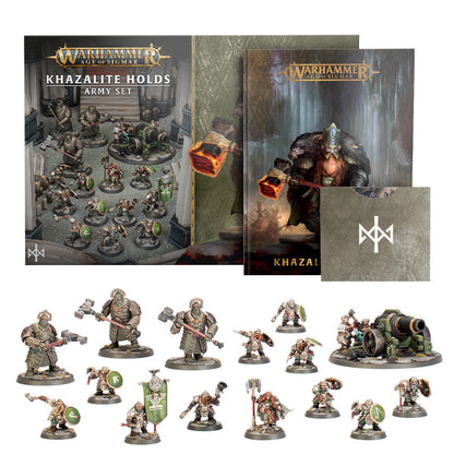 Khazalite Holds: Army Set (English) Warhammer Age of Sigmar: caja de ejército de las Fortalezas Khazalitas (inglés)