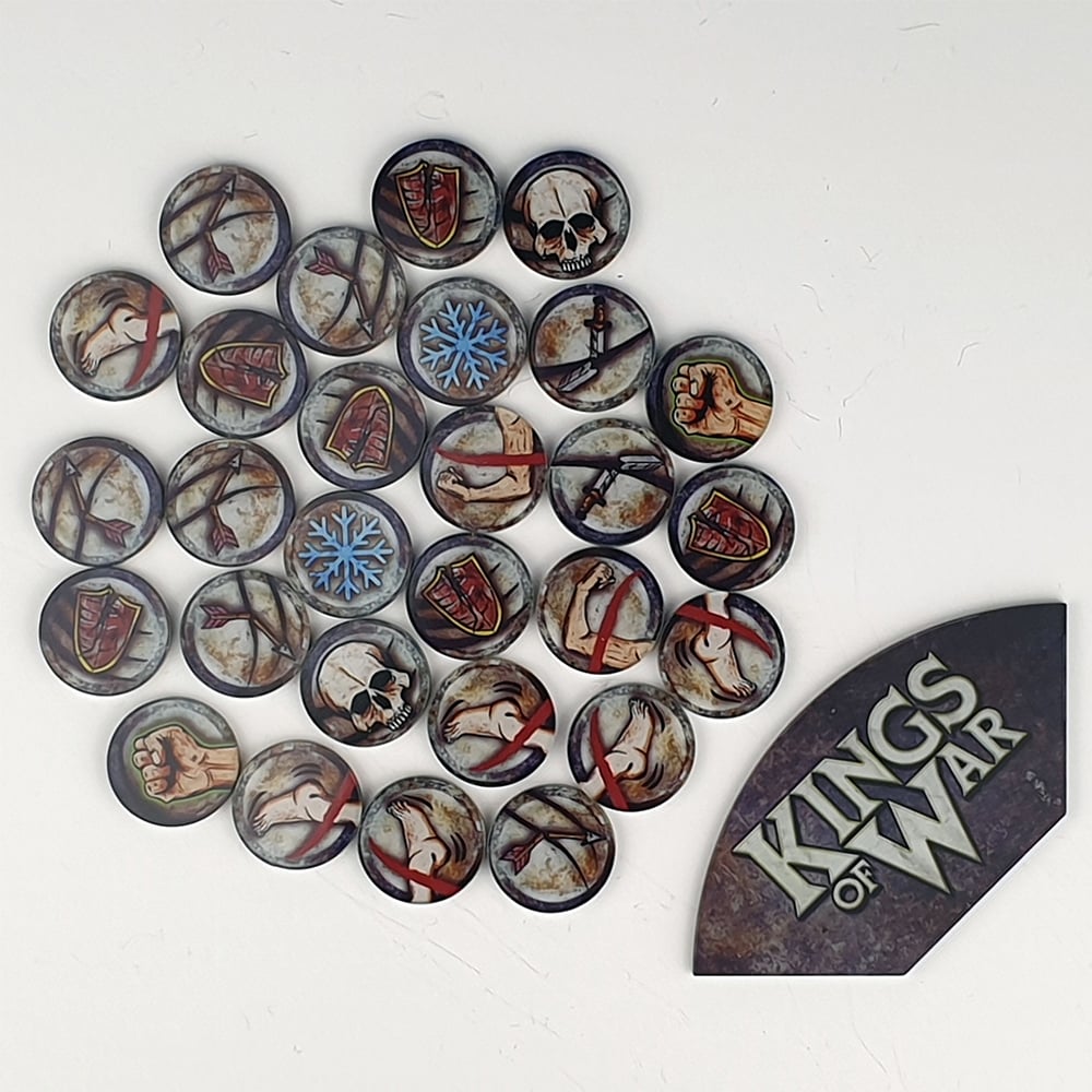 Kings of War: Game token set  & Arc Template