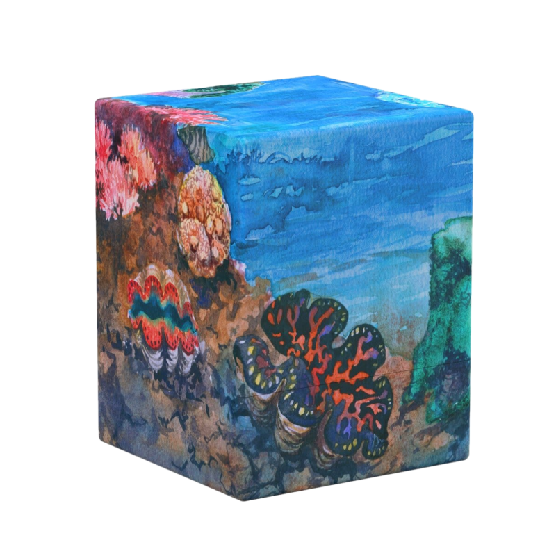 Ultimate Guard - Caja de mazo RTE Boulder 100+ Coral Places - Seablue Hush