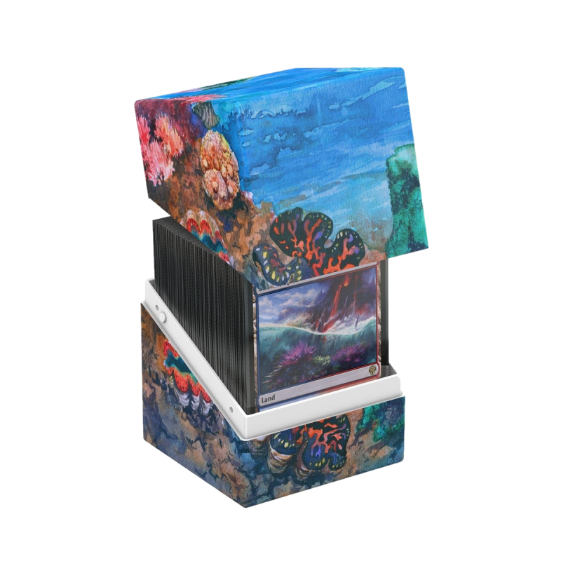 Ultimate Guard - Caja de mazo RTE Boulder 100+ Coral Places - Seablue Hush