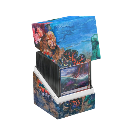 Ultimate Guard - Caja de mazo RTE Boulder 100+ Coral Places - Seablue Hush
