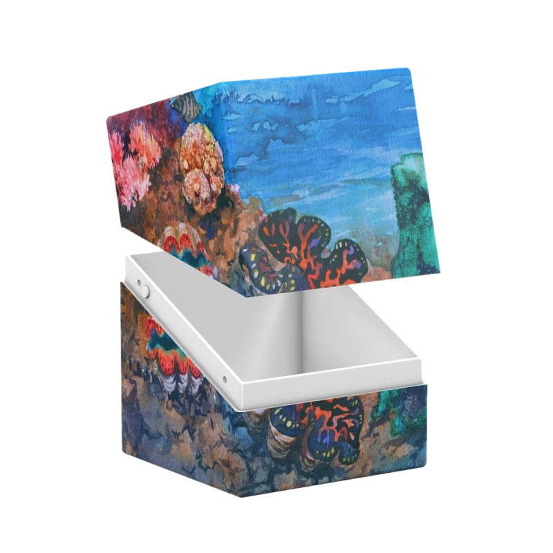 Ultimate Guard - Caja de mazo RTE Boulder 100+ Coral Places - Seablue Hush