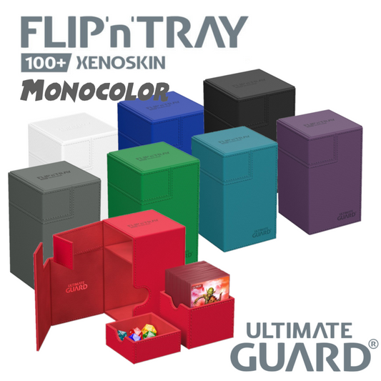 Ultimate Guard - Caja de mazo Flip`n`Tray 100+ XenoSkin Monocolor