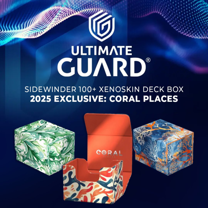 Ultimate Guard - Caja de mazo Sidewinder 100+ 2025 Exclusive "Coral Places"