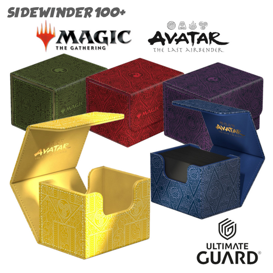 Ultimate Guard - Caja de mazo Sidewinder 100+ - Magic: The Gathering "Avatar: The Last Airbender"