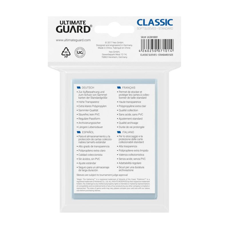 Ultimate Guard Classic Soft Sleeves