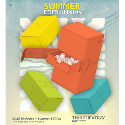 Ultimate Guard - Caja de mazo Twin Flip'n'Tray 200+ Xenoskin - "Summer Edition 2025"