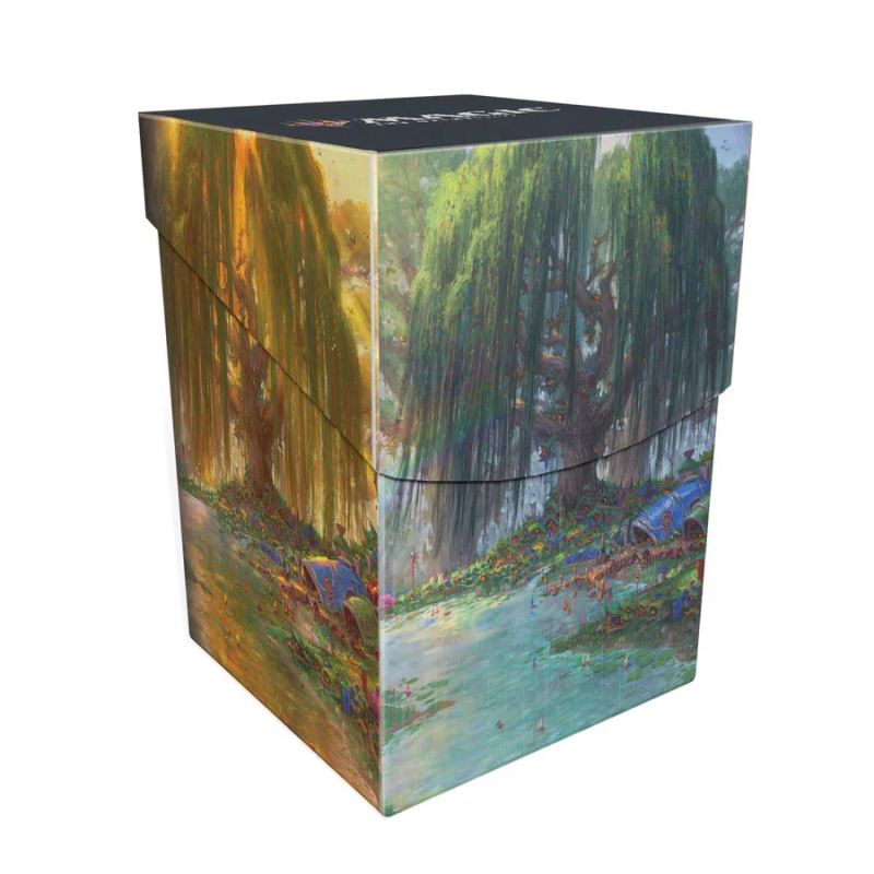 UP 100+ Deck Box - MTG Bloomburrow - Season Lands: Three Tree City