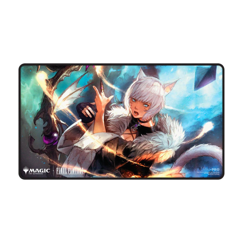 UP Black Stitched Playmat - Magic: The Gathering "Final Fantasy" - Y'shtola Rhul