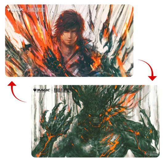 UP Double-Sided Playmat - Magic: The Gathering "Final Fantasy" - Clive, Ifrit’s Dominant / Ifrit, Warden of Inferno