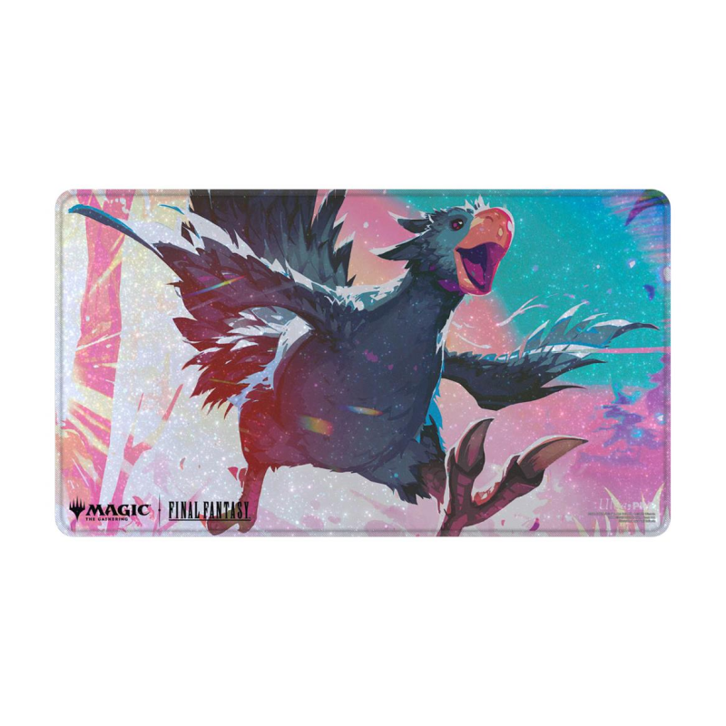 UP Holofoil Playmat - Magic: The Gathering "Final Fantasy" - Traveling Chocobo (Black)
