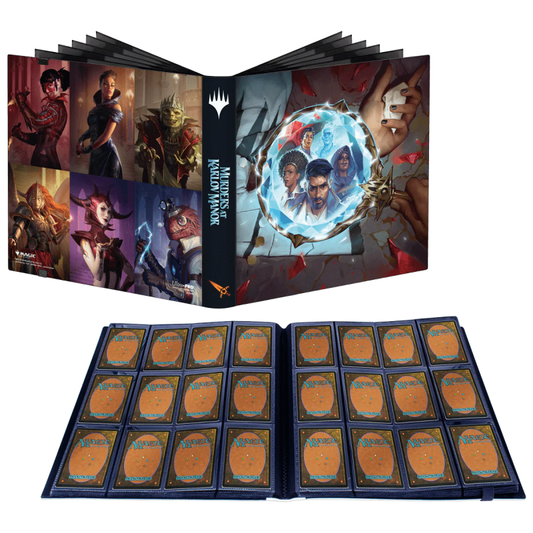 UP Pro-Binder 12 bolsillos - MTG Asesinatos en la Mansión Karlov - Booster box art & Suspects