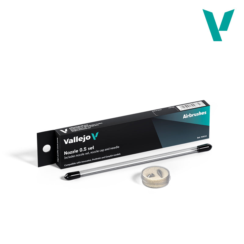 0.5 Set aguja + boquilla/obturador (Para Innovator, Profinish & EasyAir)
