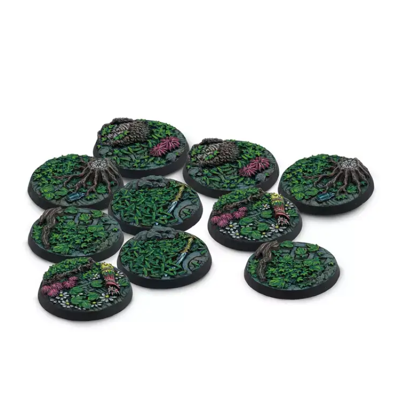 Warcrow - 30mm Sÿenann Scenery Bases, Alpha Series