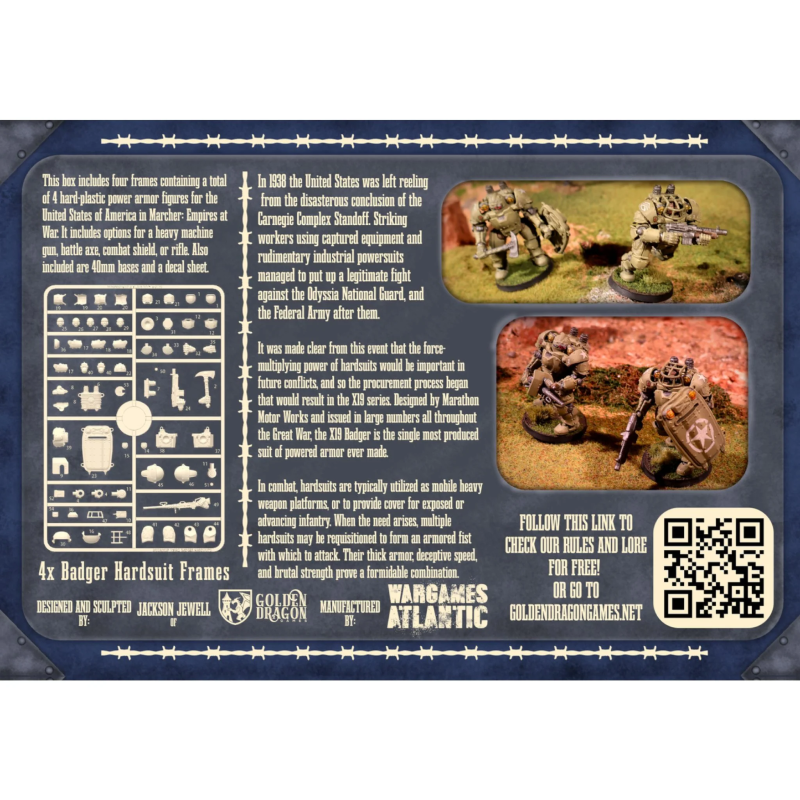 Marcher - X19A2 Badger Hardsuits