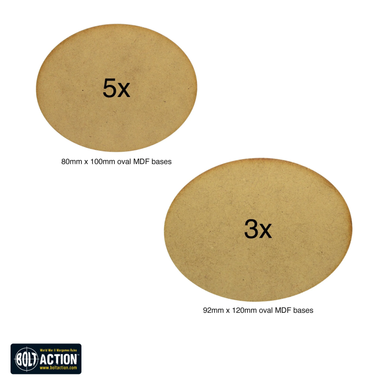Gun Emplacements Oval Bases