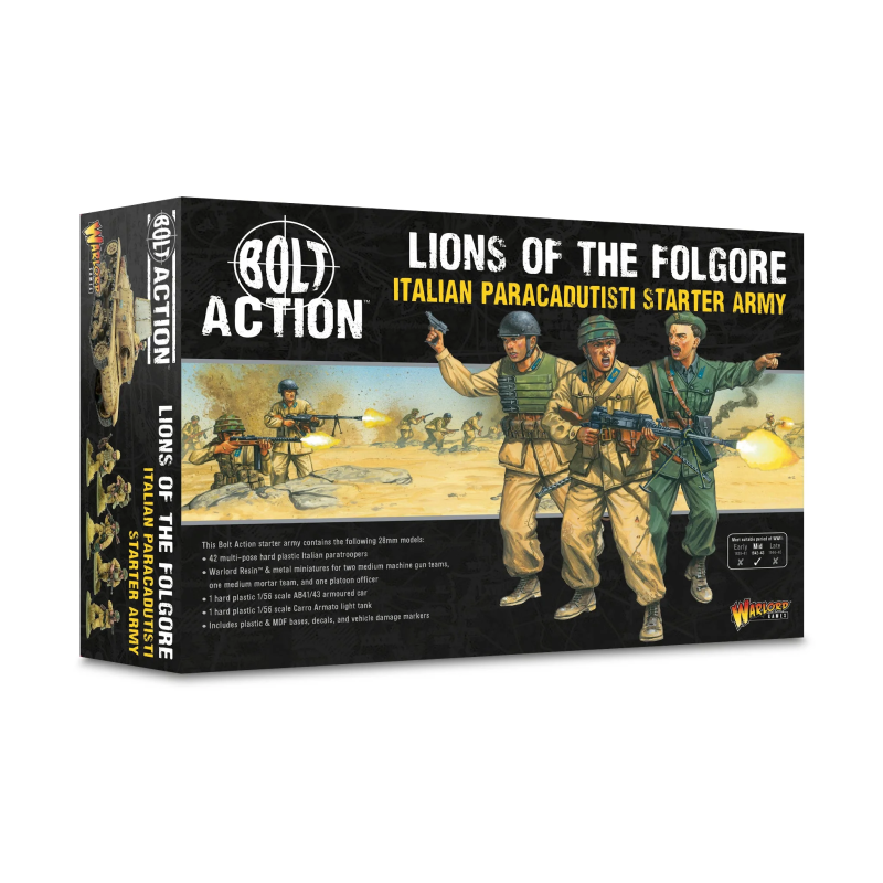 Lions of the Folgore - Italian Paracadutisti Starter Army