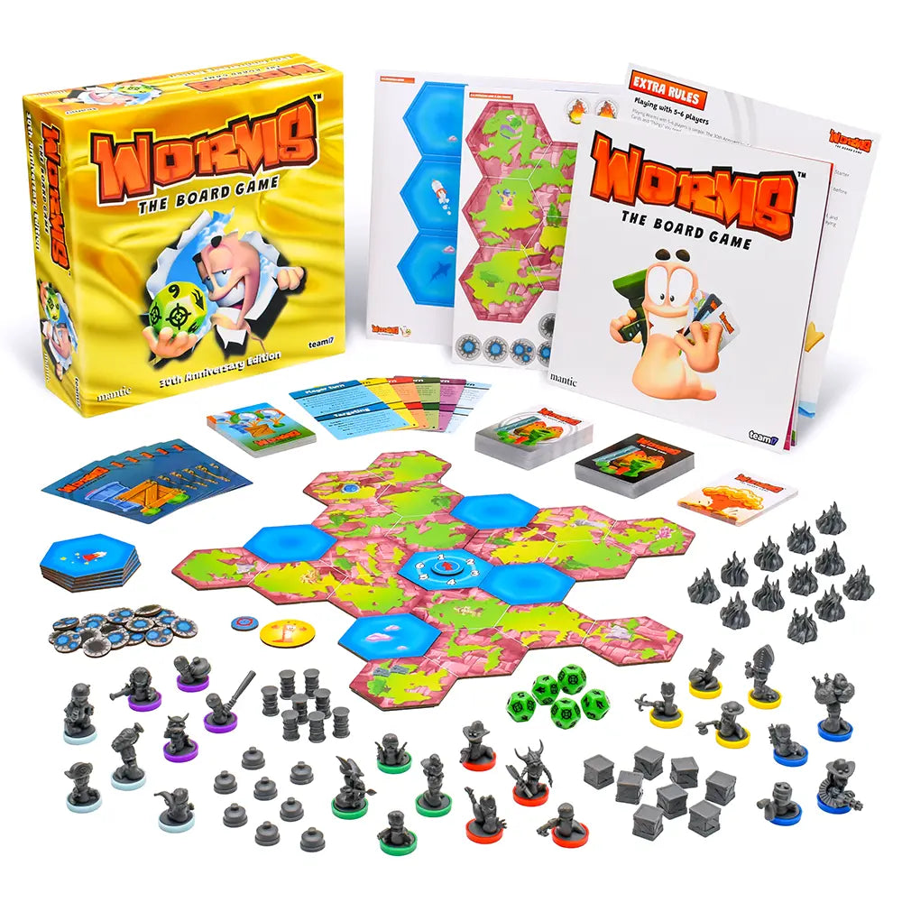 Worms Board Game Special 30th Anniversary Edition Mantic Games