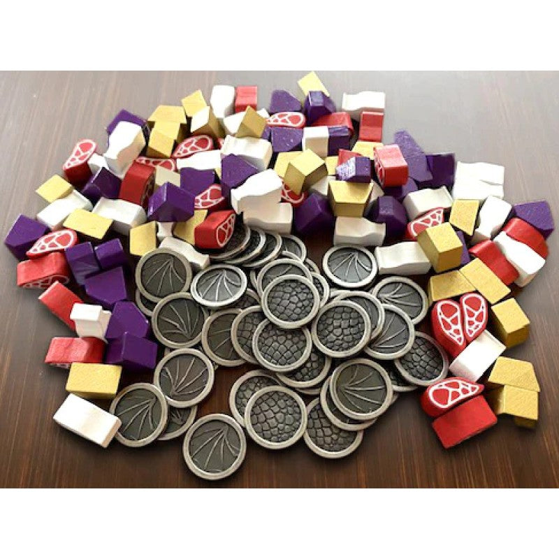 Wyrmspan - Upgrade Pack (Metal Coins & Wooden Resources)