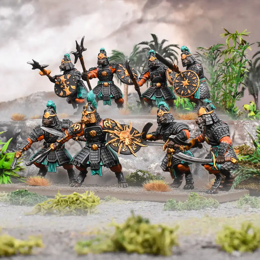 Xirkaali Warrior Regiment Kings Of War, Mantic Games