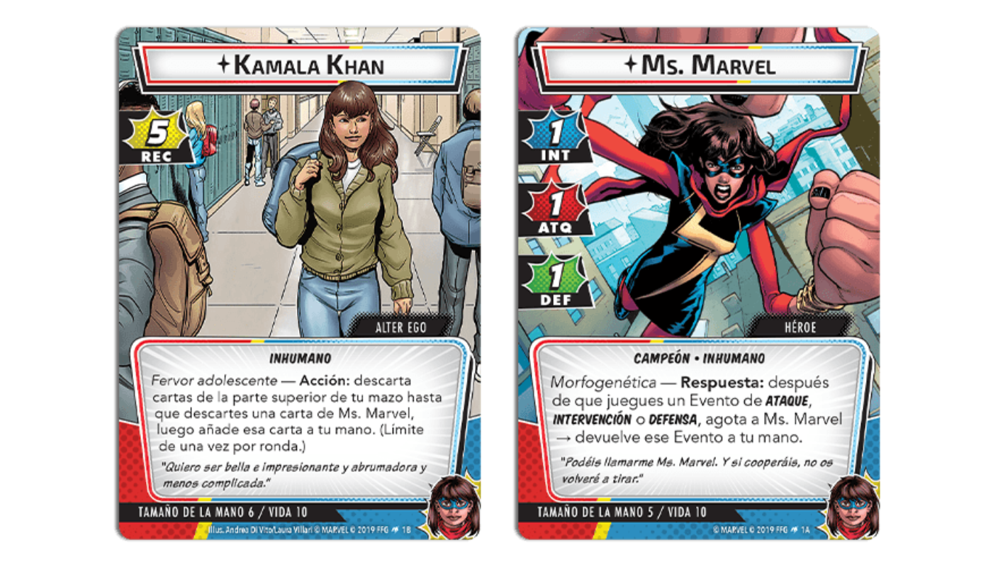 Marvel Champions: Ms. Marvel - Pack de Héroe