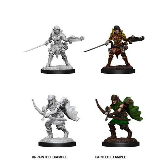 Pathfinder Battles Deep Cuts Unpainted Miniatures - Female Half-Elf Ranger