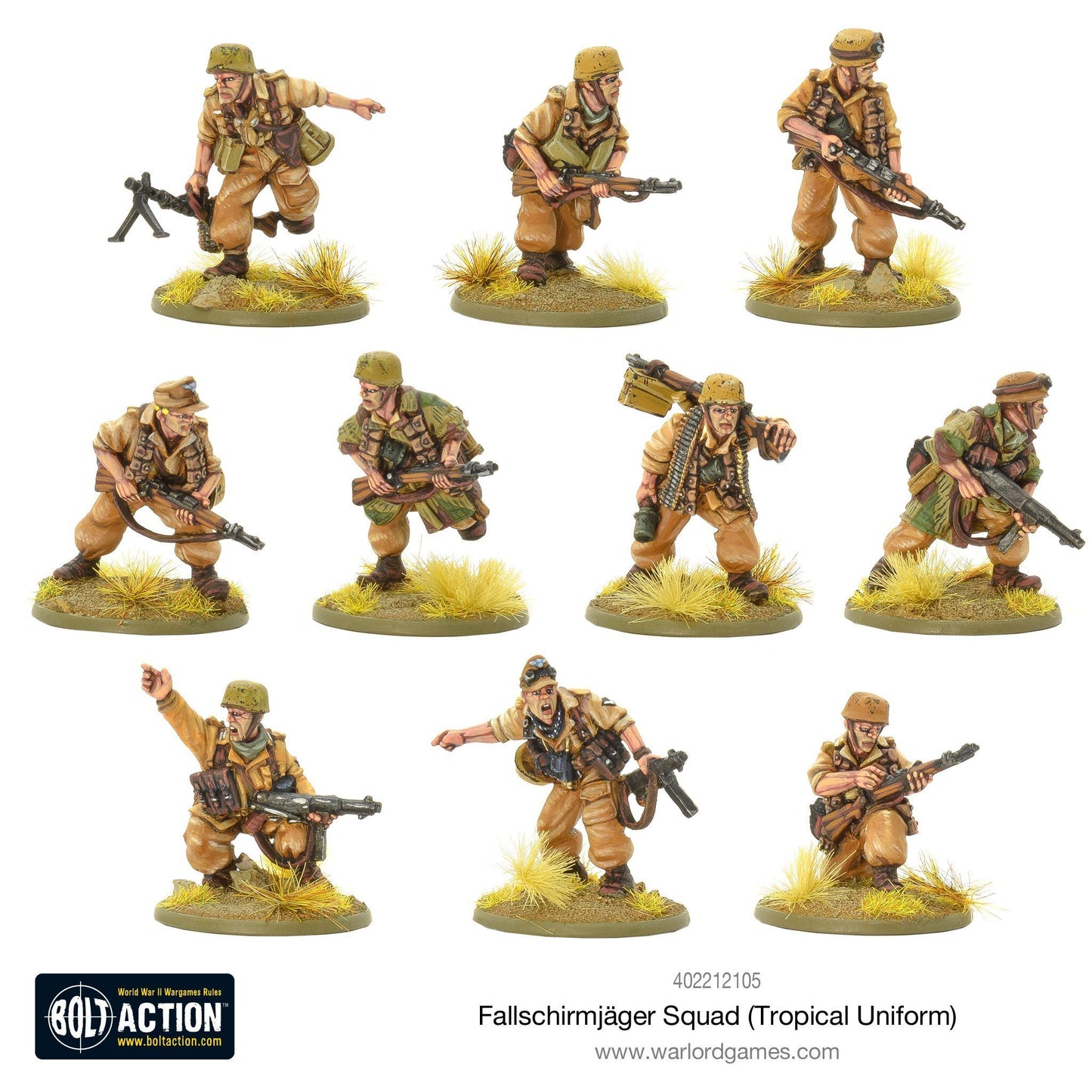 Fallschirmjager Squad (Tropical Uniform)