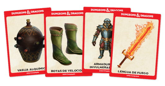 D&D Cartas de objetos mágicos
