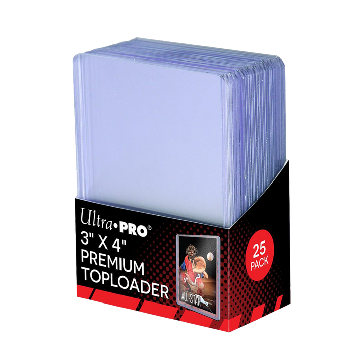 UP - Toploader - 3" x 4" Super Clear Premium (25pieces)
