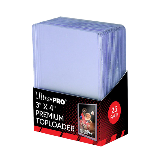 UP - Toploader - 3" x 4" Super Clear Premium (25pieces)