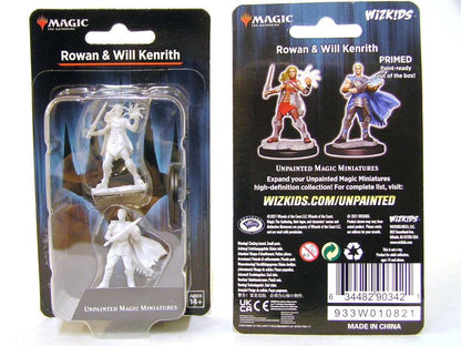 Magic: The Gathering Unpainted Miniatures: Rowan & Will Kenrith