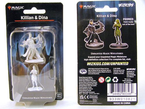 Magic: The Gathering Unpainted Miniatures: Killian & Dina