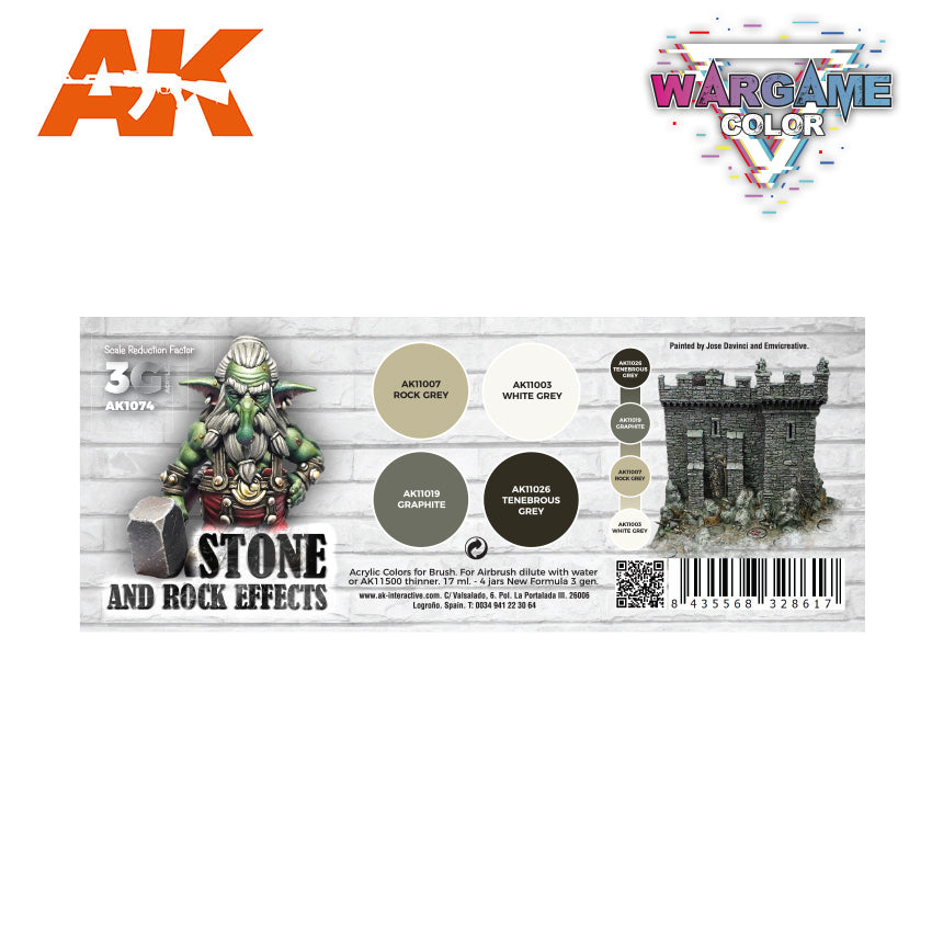 Wargame color set - Stone and Rock Effects