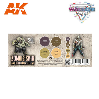 Wargame color set - Zombie Skin