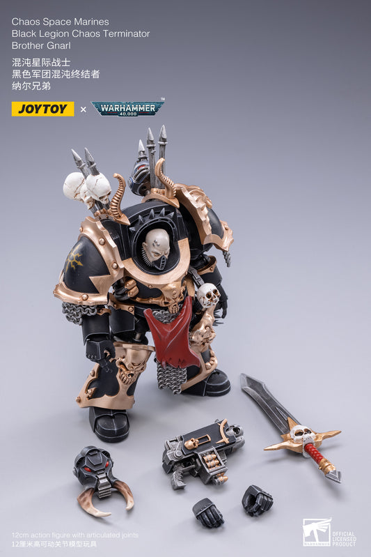 BROTHER GNARL TERMINATOR CHAOS SPACE MARINE FIGURA 12 CM 1/18 WARHAMMER 40K JT2122