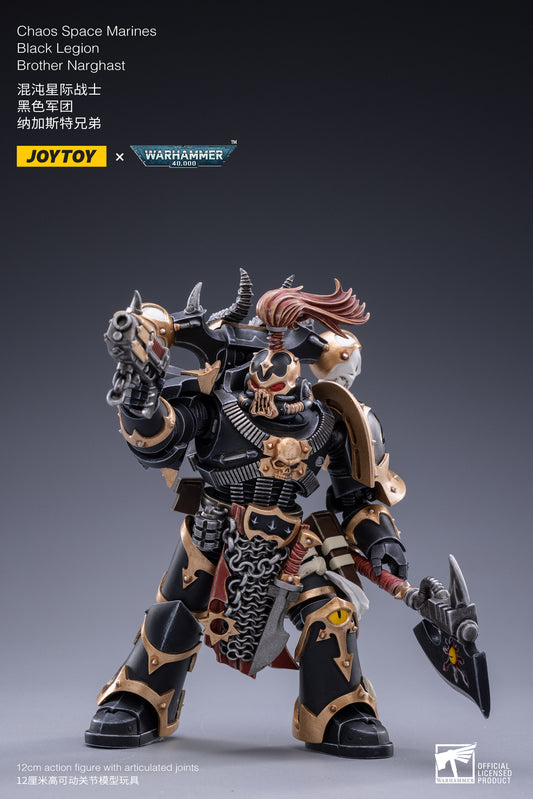 BROTHER NARGHAST CHAOS SPACE MARINE FIGURA 12 CM 1/18 WARHAMMER 40K JT2139