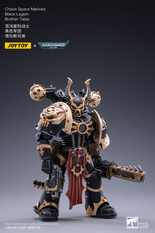 BROTHER TALAS CHAOS SPACE MARINE FIGURA 12 CM 1/18 WARHAMMER 40K JT2146