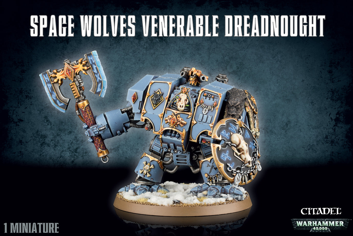 Dreadnought Venerable de los Lobos Espaciales / Space Wolves Venerable Dreadnought