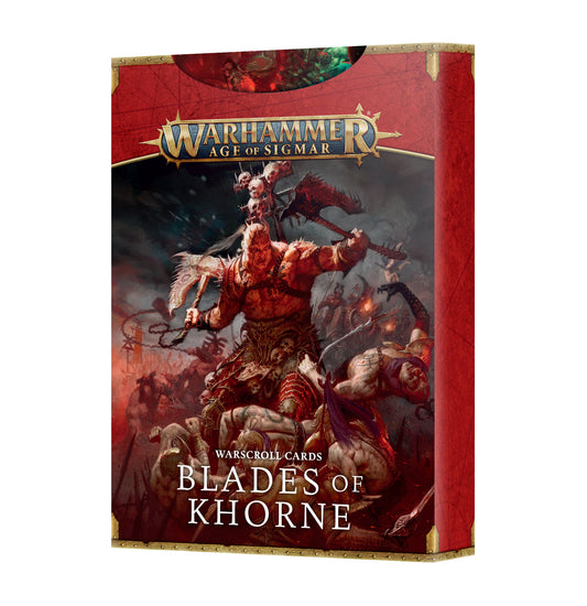 Warscroll Cards: Blades of Khorne (english)