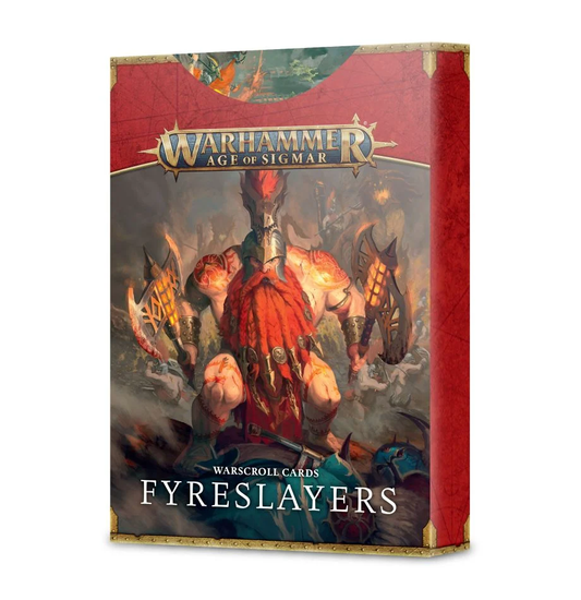 Warscroll Cards: Fyreslayers (Inglés)