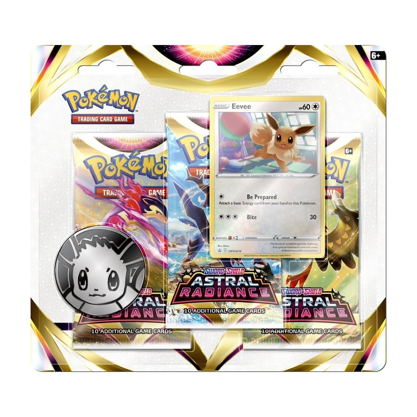 Pokémon TCG - Astral Radiance 3-pack blister (Inglés)