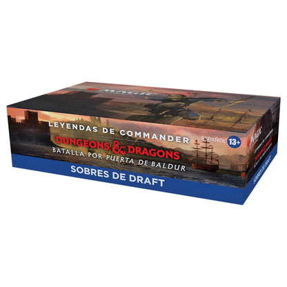 Leyendas de Commander: Batalla por Puerta de Baldur - Caja de sobres de draft (Español)