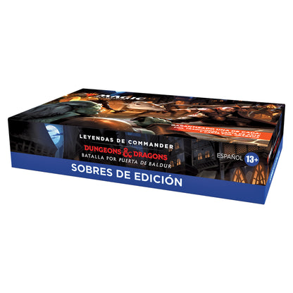 Leyendas de Commander: Batalla por Puerta de Baldur - Caja de sobres de edición (Español)