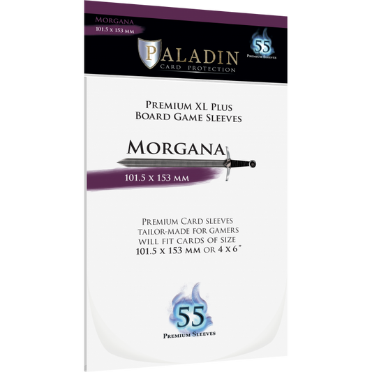 Paladin Sleeves - Morgana Premium XL PLUS 101.5x153mm (55 Sleeves)