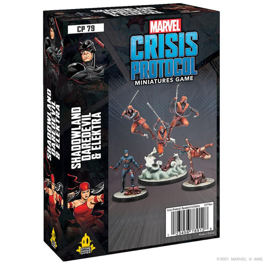 Crisis Protocol: Shadowland Daredevil & Elektra with Hand Ninjas