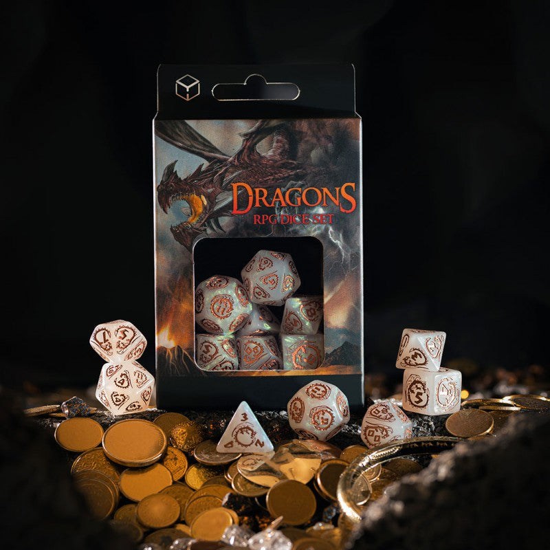 Dragons Dice Set: Quartz