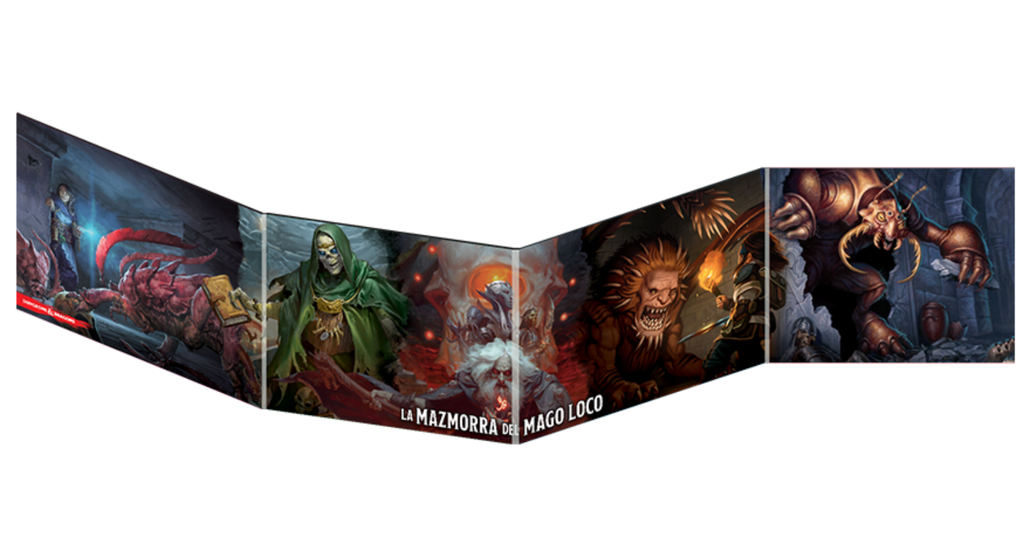 D&D Pantalla del Dungeon Master: Waterdeep La Mazmorra del Mago Loco