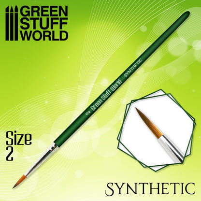 Green Stuff World - Pincel redondo sintético