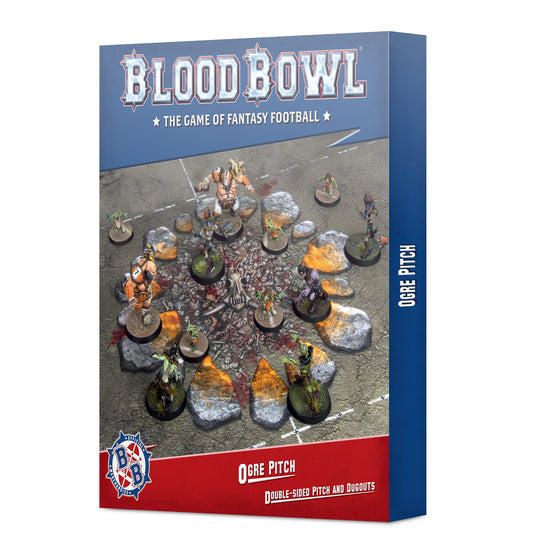 Blood Bowl Ogre Pitch: Double-sided Pitch and Dugouts (Inglés)